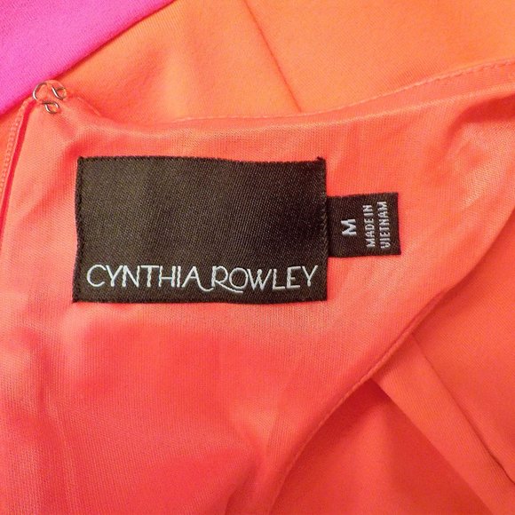 *Cynthia Rowley Color Block Dress- M - Picture 4 of 6